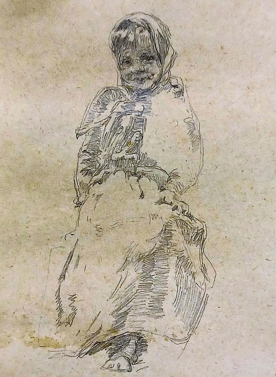 Tres estudios de figuras femeninas