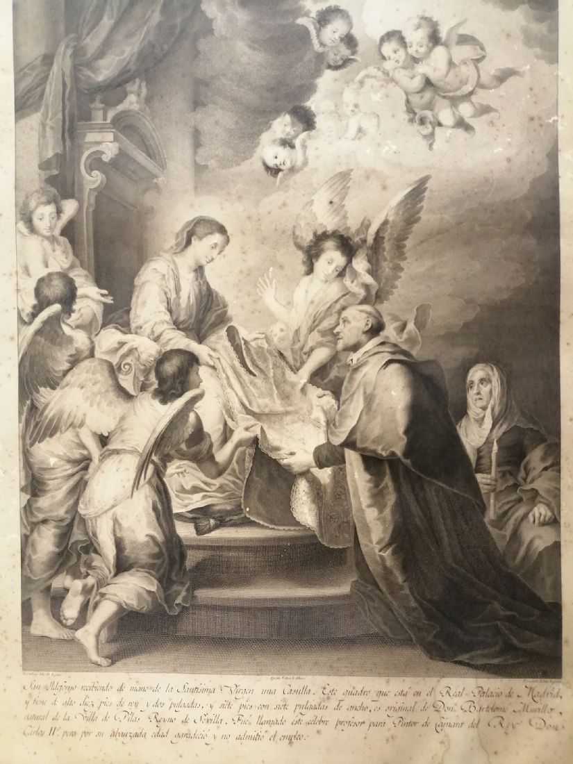 Imposición de la casulla a San Ildefonso